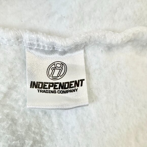 Independent Trading Company Sweatshirt Hoop Dreams Adults Size XL White Preowned - Picture 7 of 9